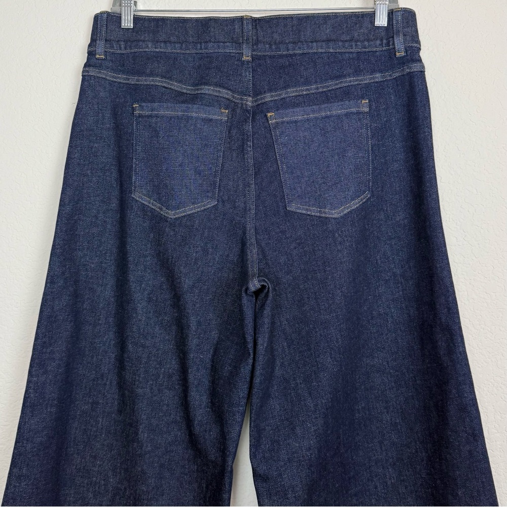 SPANX SPANXshape‎ EveryWear Wide Leg Jeans in Raw Indigo - Picture 8 of 13